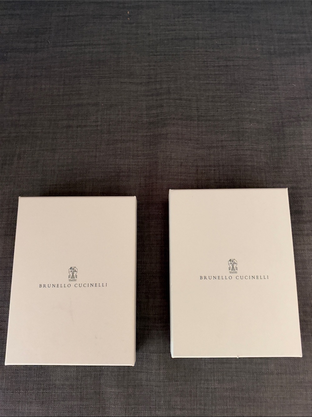 Brunello Cucinelli Cream Signature Gift Boxes